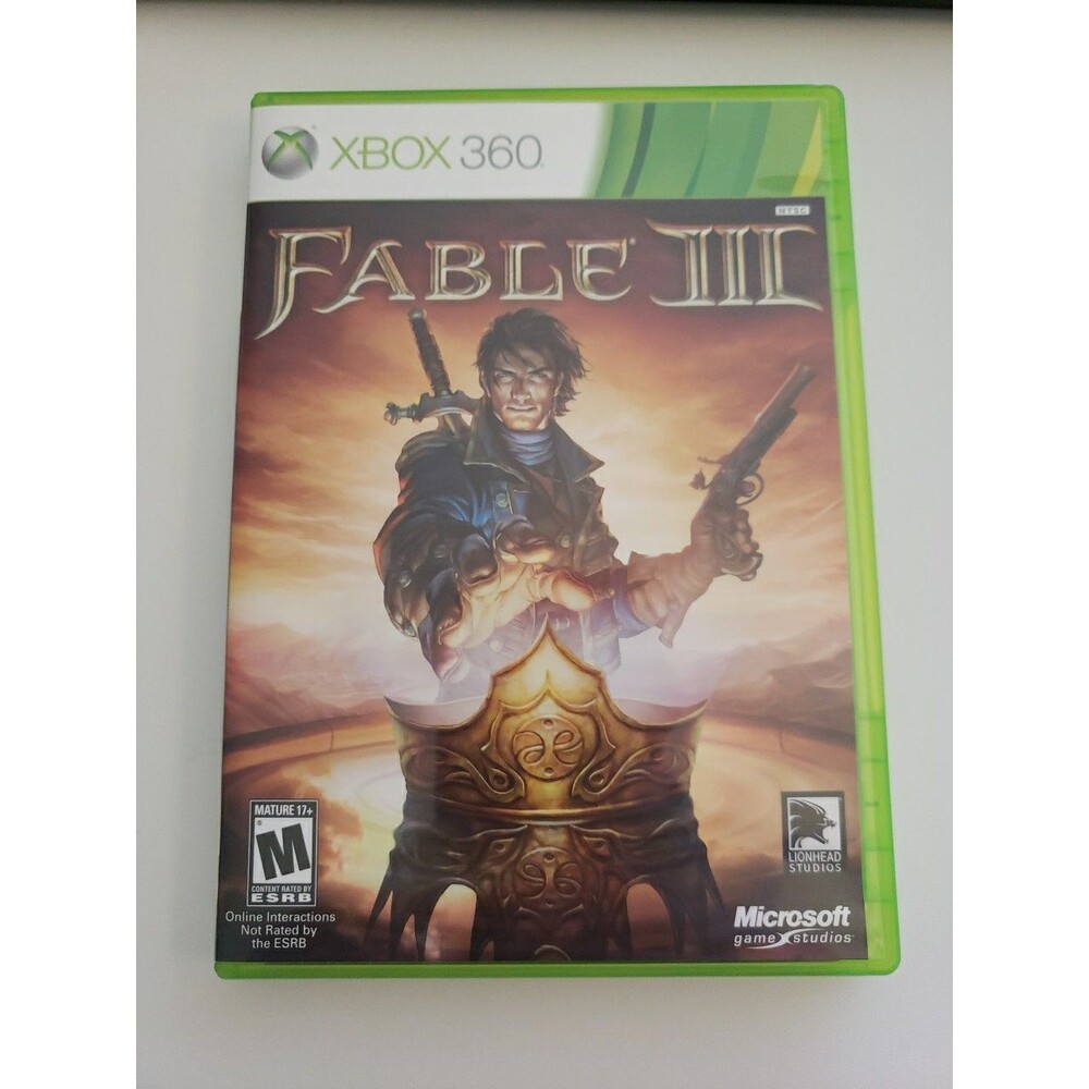 Fable III (Microsoft Xbox 360, 2010) CIB W/manual. Tested! Works Ships Fast